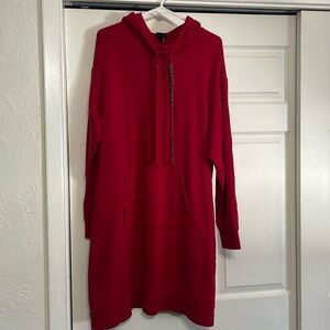 Red Hoodie Dress